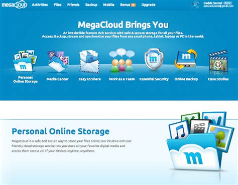 mega cloud gratuit.